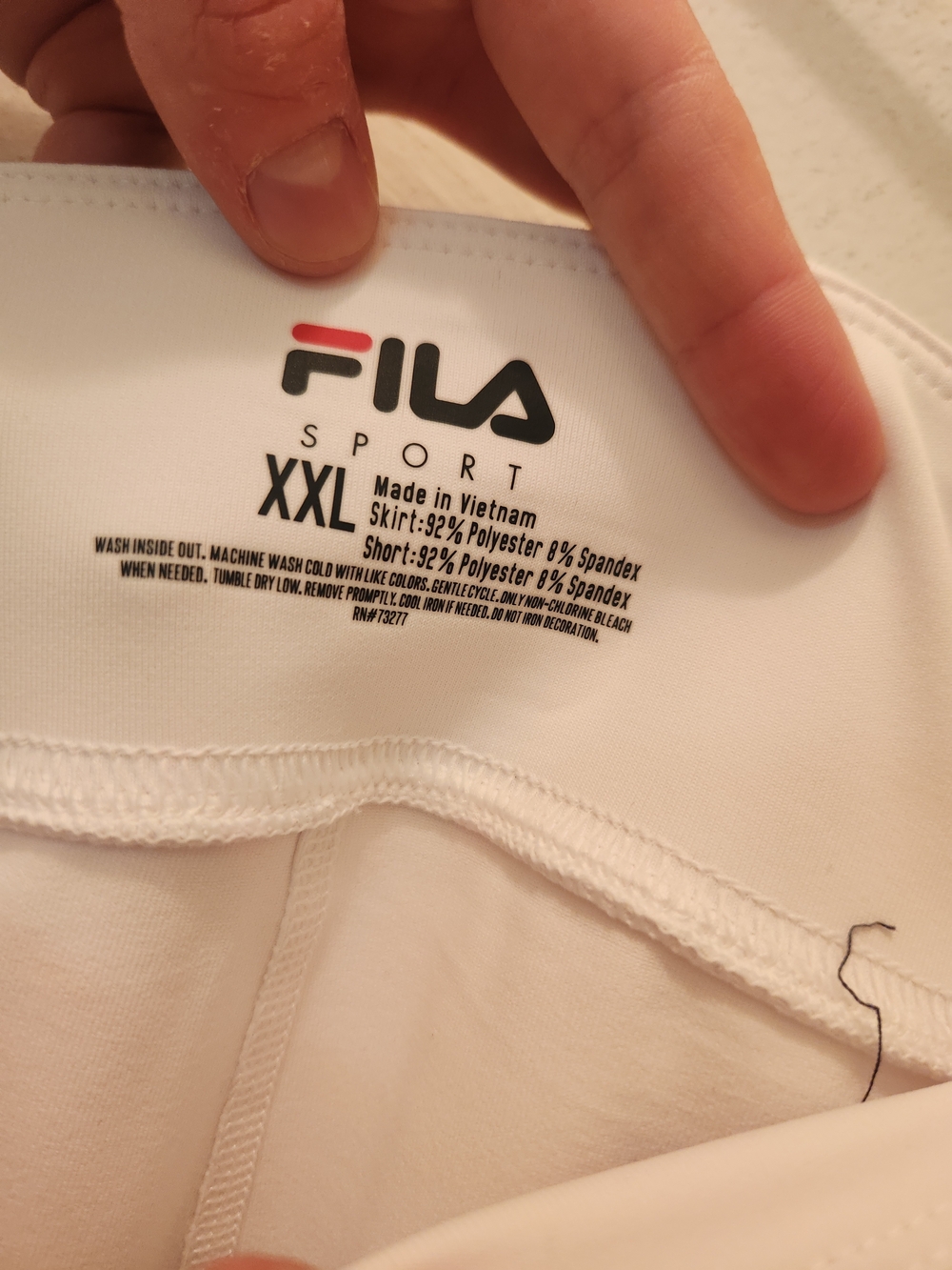 Fila White Athletic Skort Size XXL - Picture 3 of 9